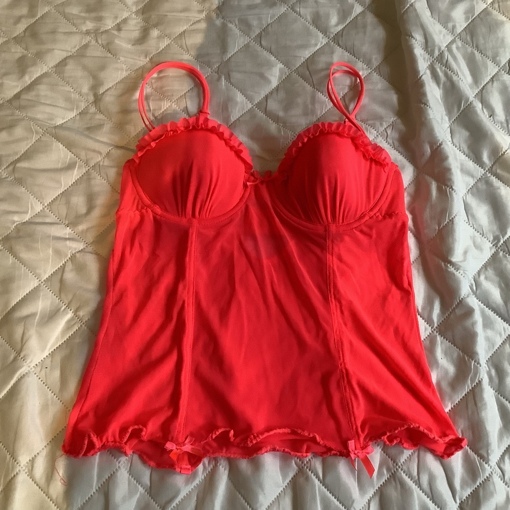 (Bin 5) Soft mesh bustier top, Size S